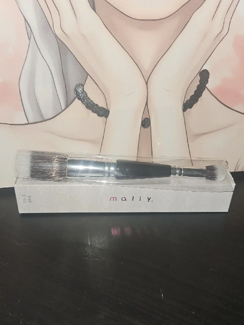 Mally Beauty Makeup Double Sided Brush New In The Box